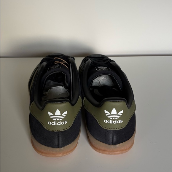 Adidas Gazelle Black and Olive Sneakers - Picture 3 of 4
